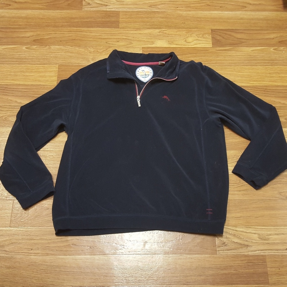 Tommy Bahama Paradise Tech 1/4 Zip Pullover Navy